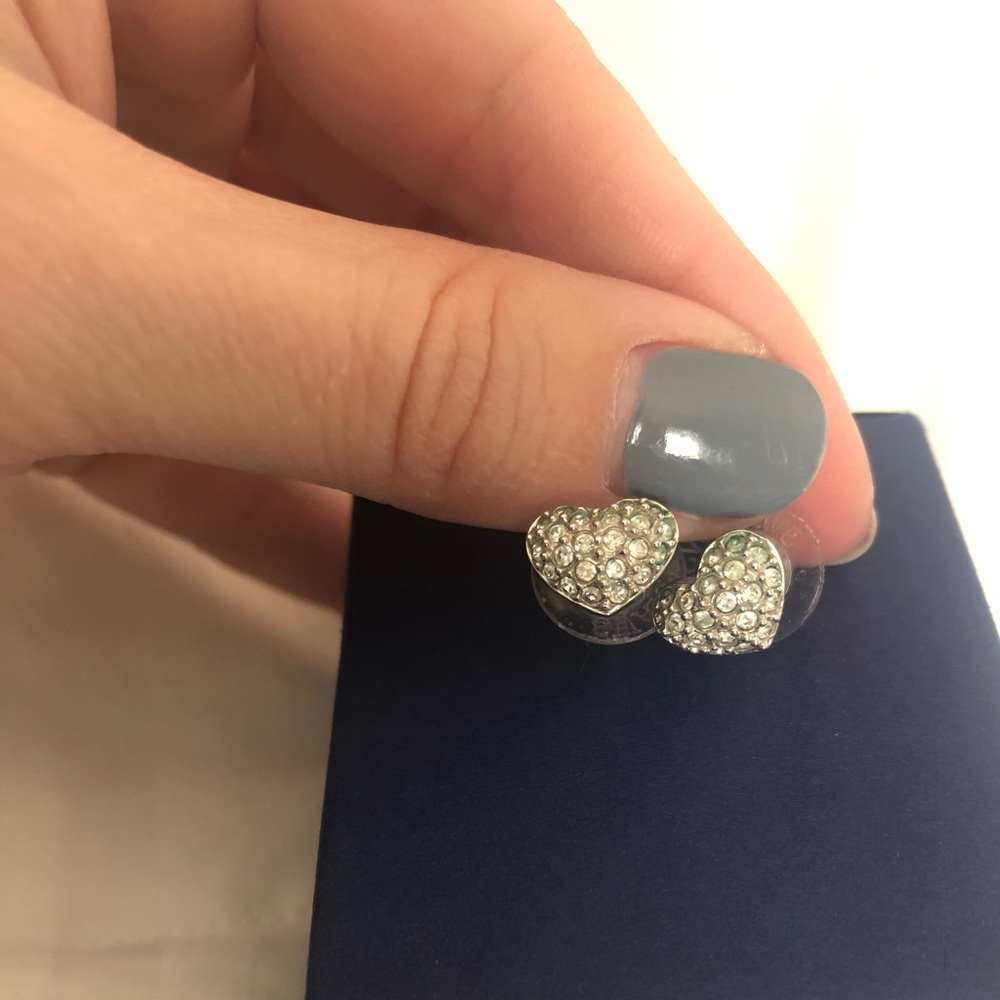 Swarovski Heart Earrings